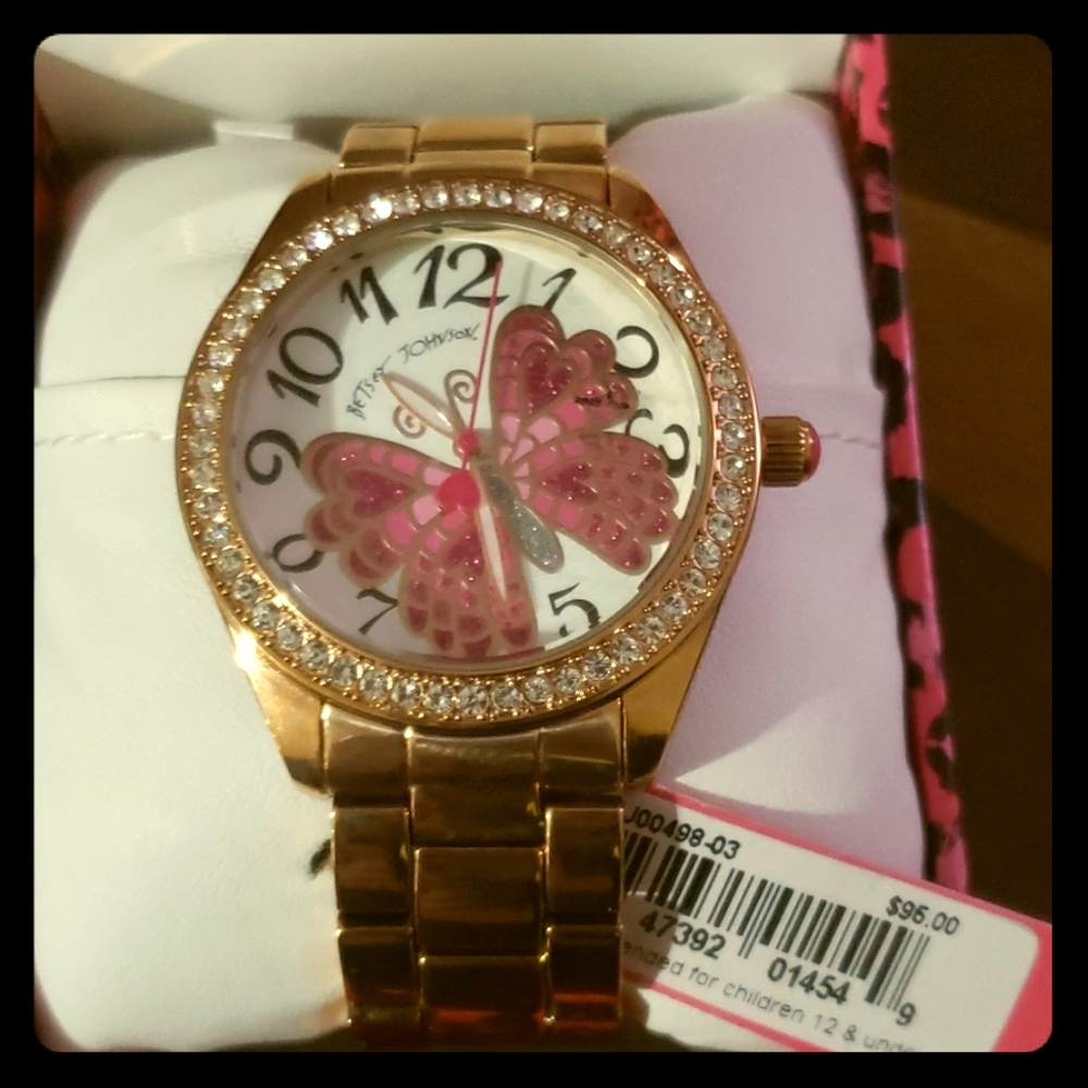 Rose gold watch